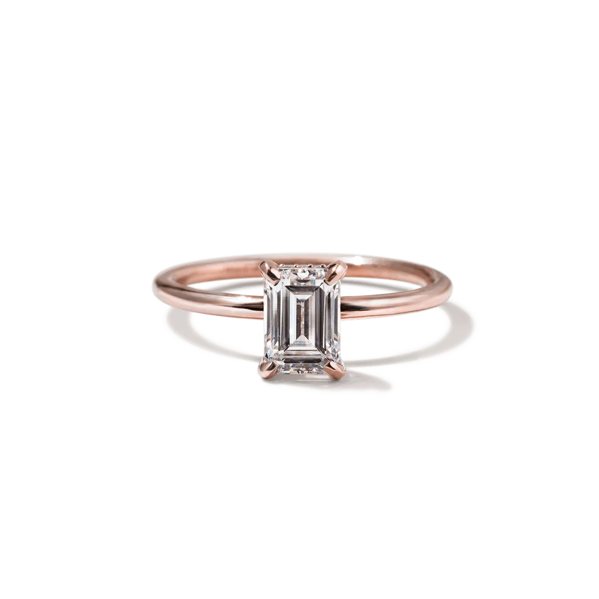 Noémie Solitaire Pick Your Diamond Shape Engagement Ring
