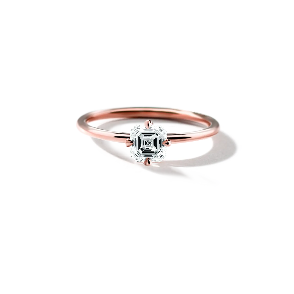 Noémie Solitaire Pick Your Diamond Shape Engagement Ring