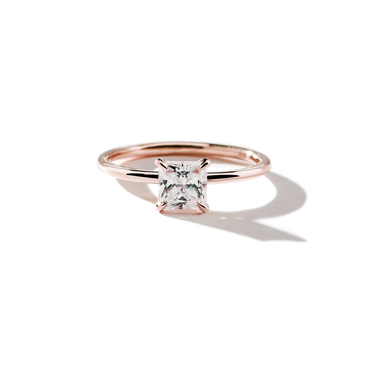 Noémie Solitaire Pick Your Diamond Shape Engagement Ring