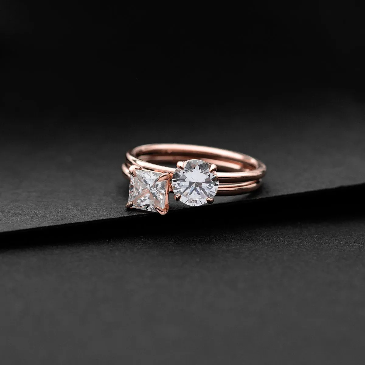 Noémie Solitaire Pick Your Diamond Shape Engagement Ring
