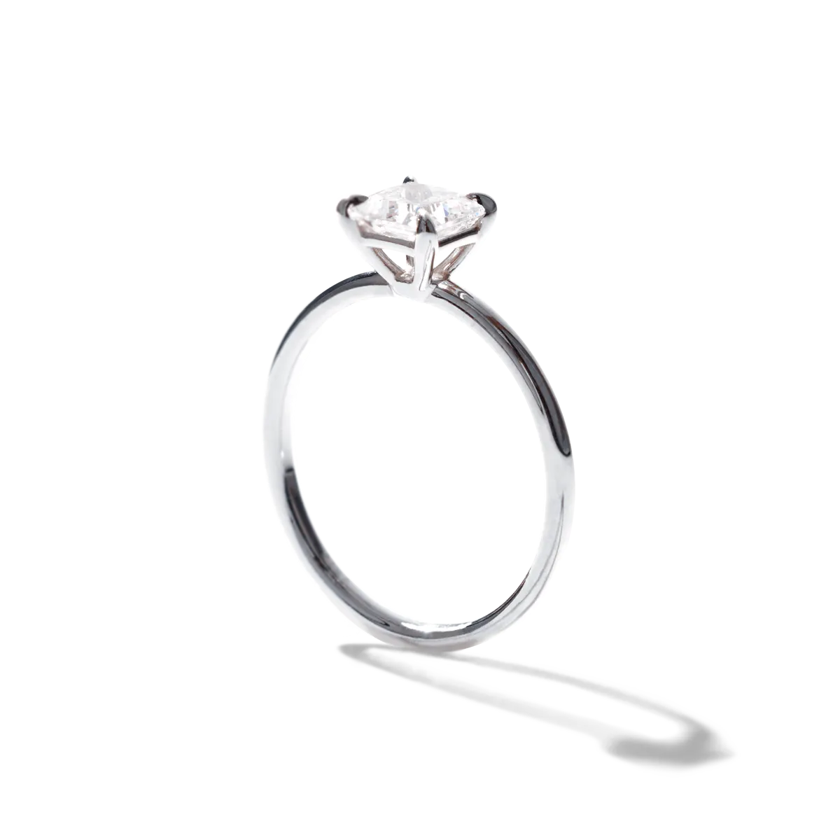 Noémie Solitaire Pick Your Diamond Shape Engagement Ring