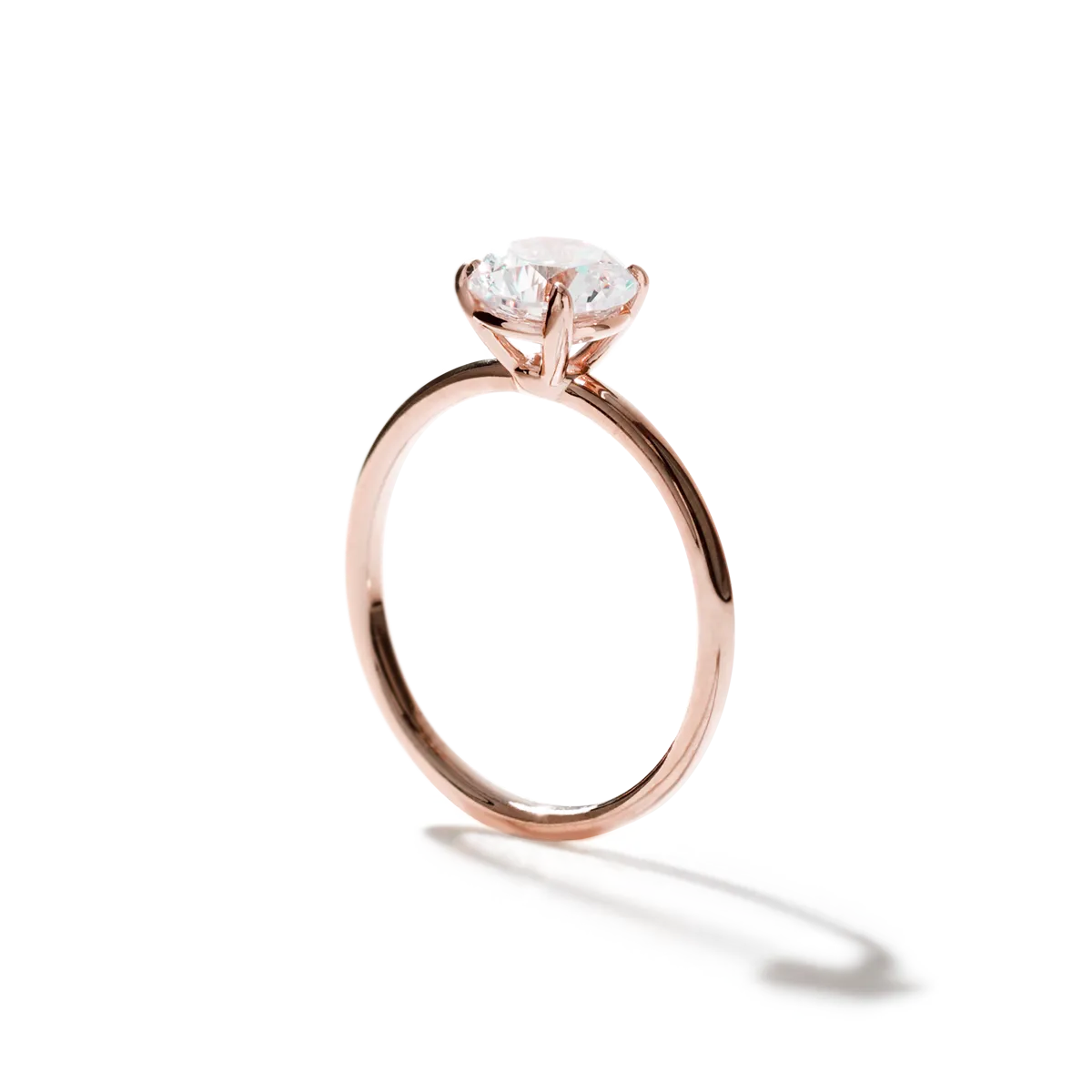 Noémie Solitaire Pick Your Diamond Shape Engagement Ring