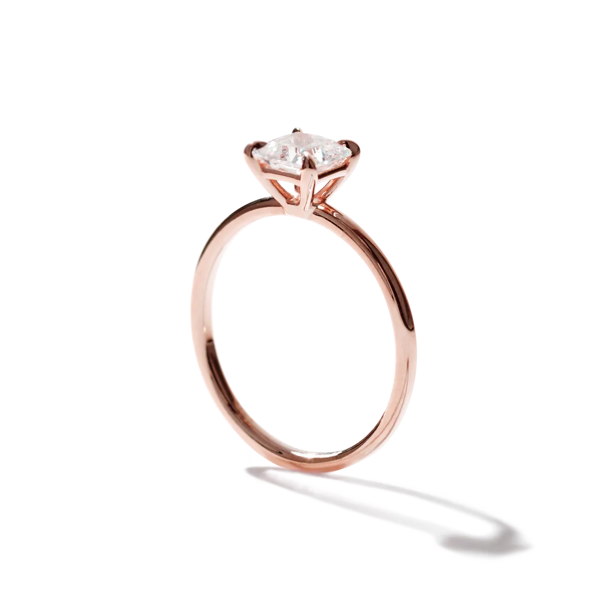 Noémie Solitaire Pick Your Diamond Shape Engagement Ring