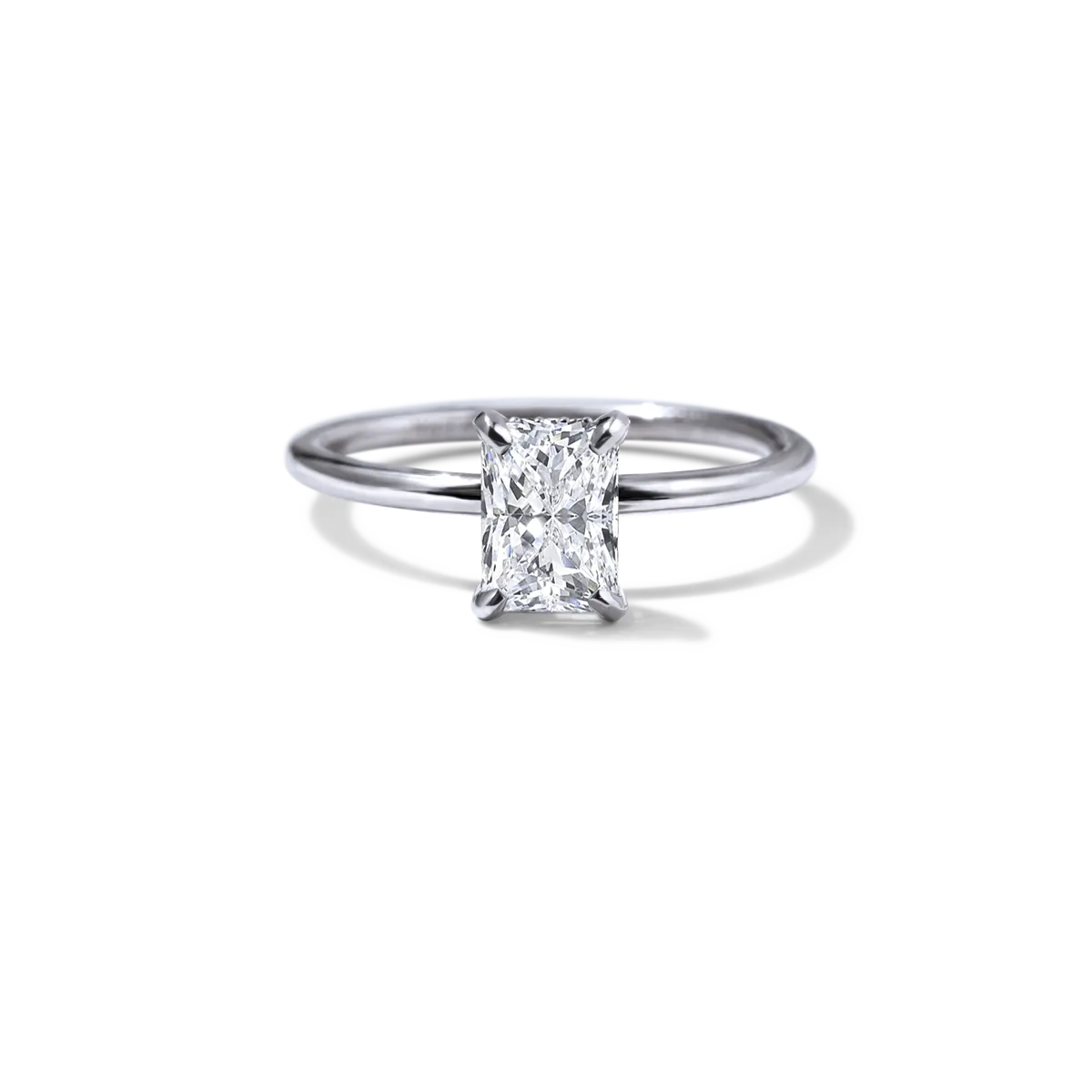 Noémie Solitaire Pick Your Diamond Shape Engagement Ring