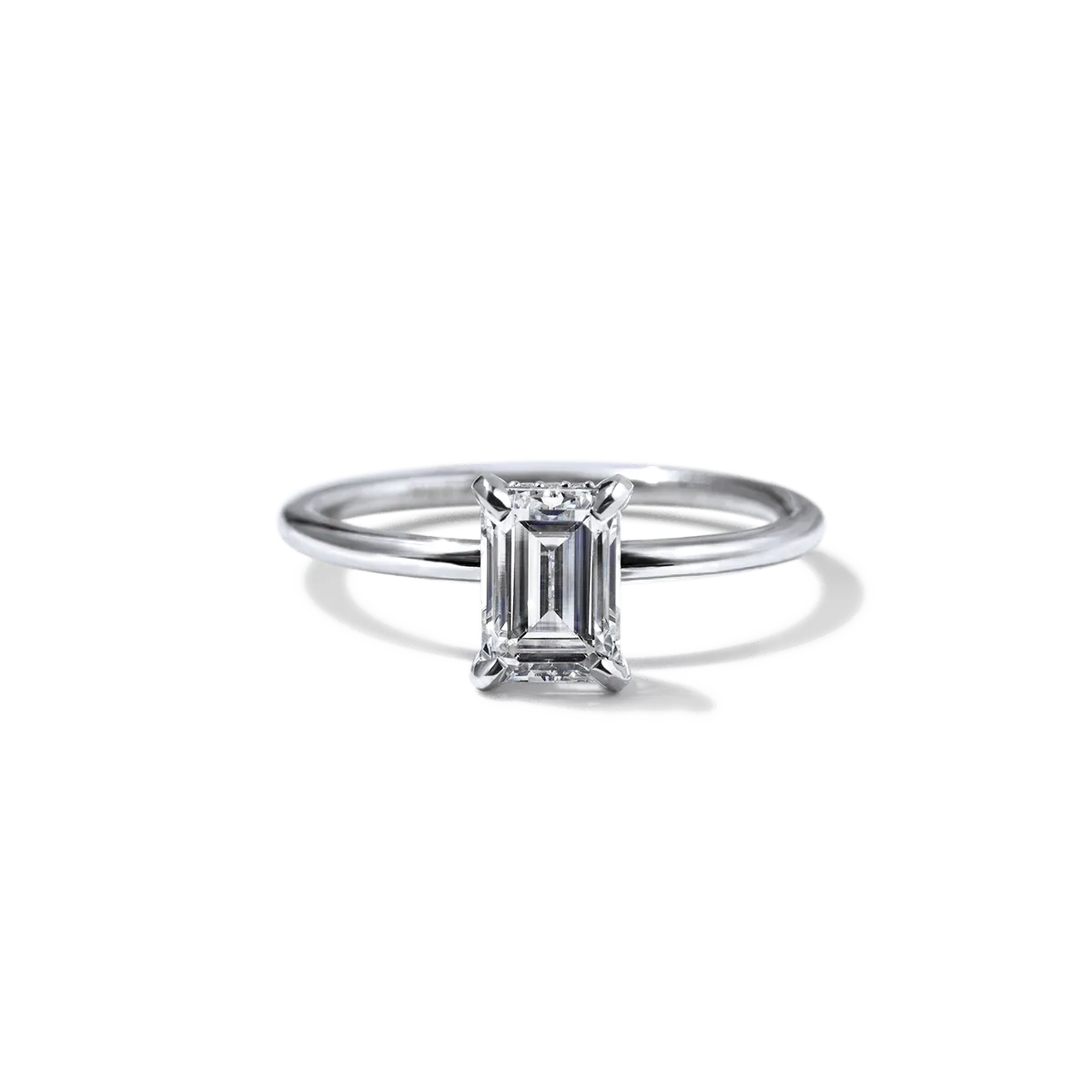 Noémie Solitaire Pick Your Diamond Shape Engagement Ring