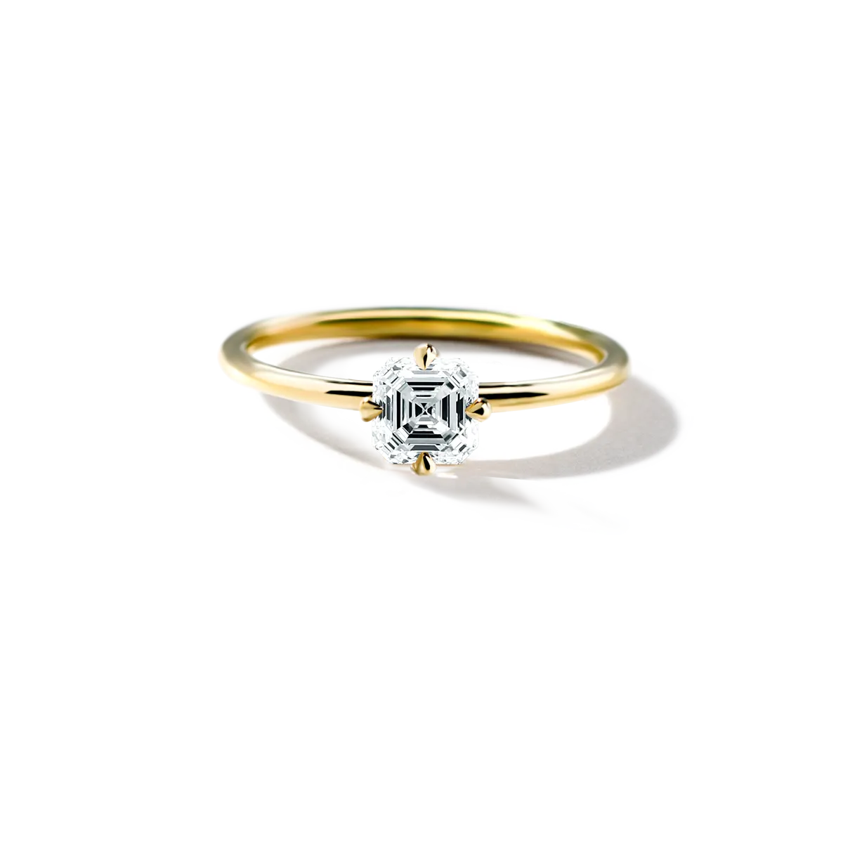 Noémie Solitaire Pick Your Diamond Shape Engagement Ring