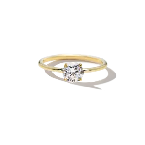 Noémie Solitaire Pick Your Diamond Shape Engagement Ring