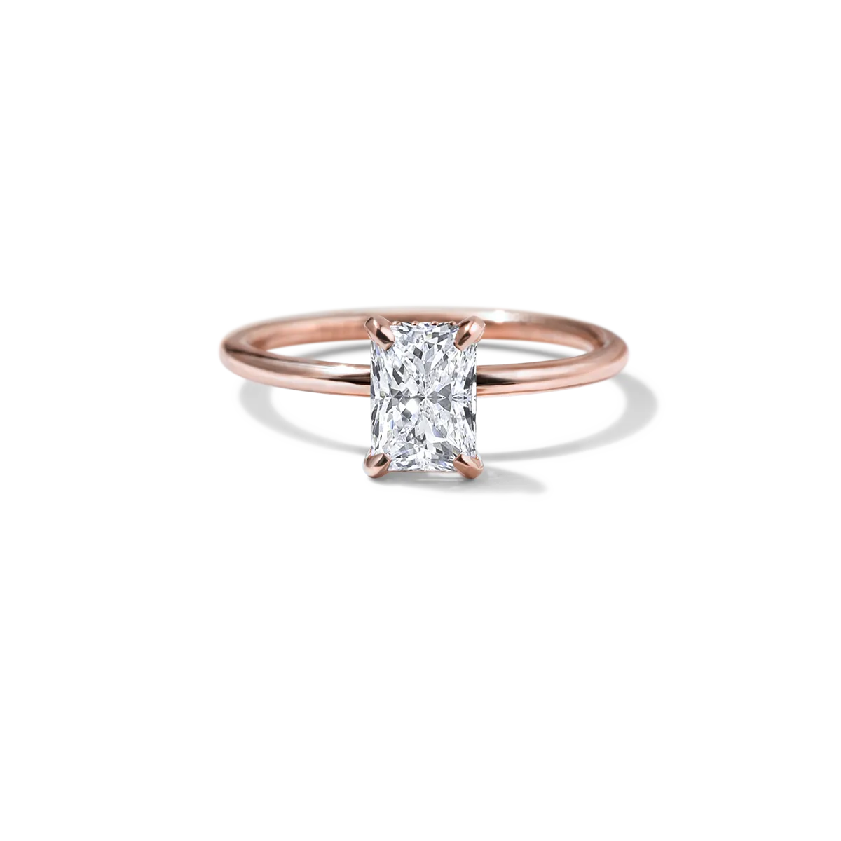Noémie Solitaire Pick Your Diamond Shape Engagement Ring