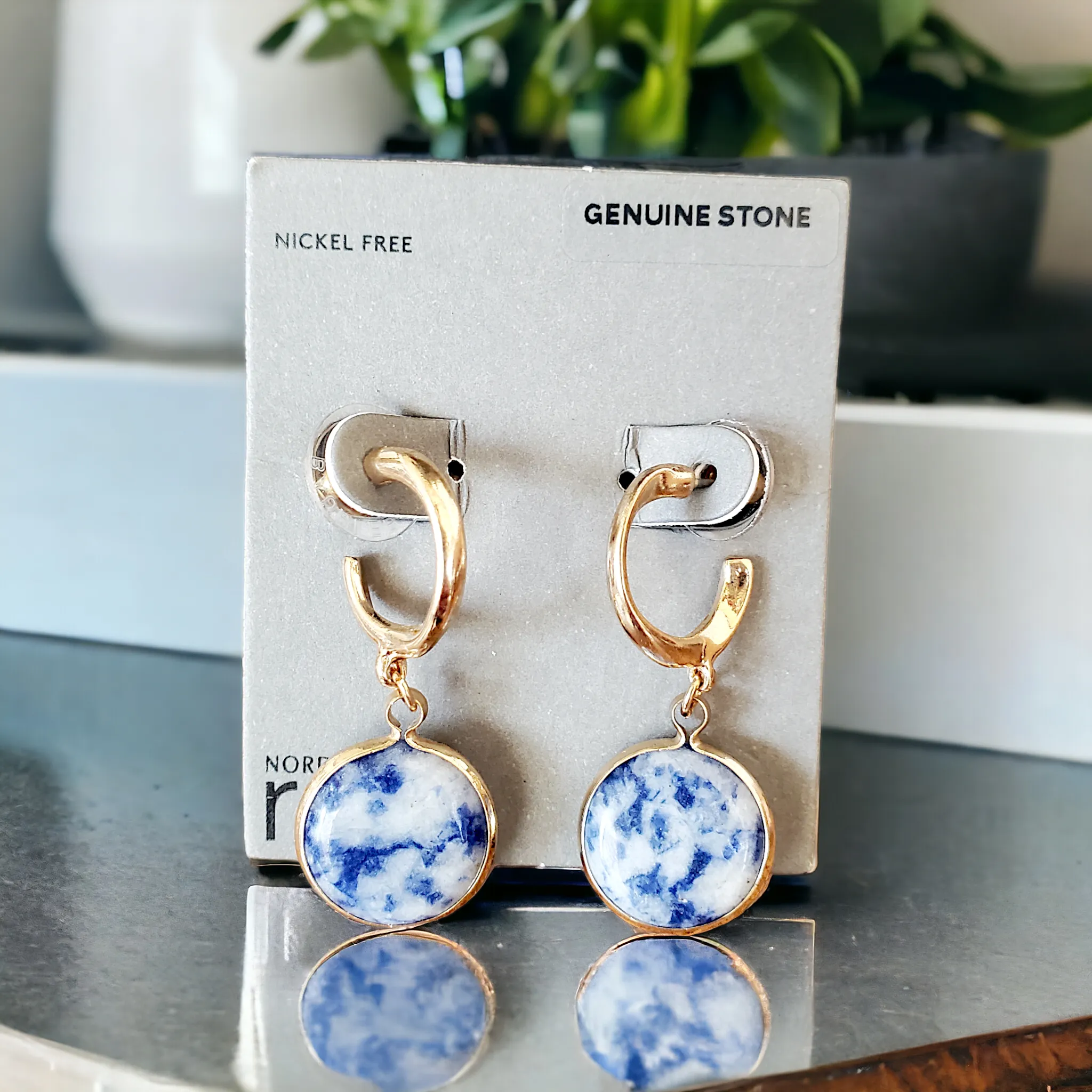 NORDSTROM Stone Pendant Earrings