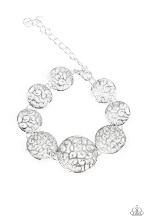 Paparazzi Bracelet ~ Dream WHIRL - Silver