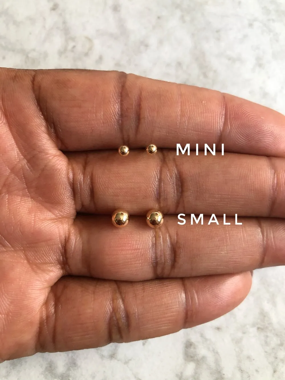 Perfect Round Studs - 14K GF