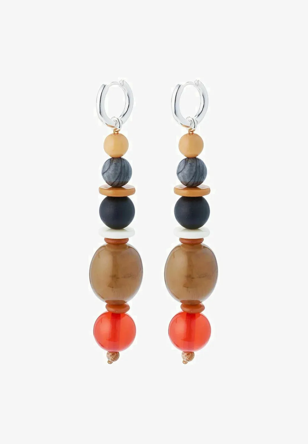 Pilgrim Naila Earrings Multi Coloured