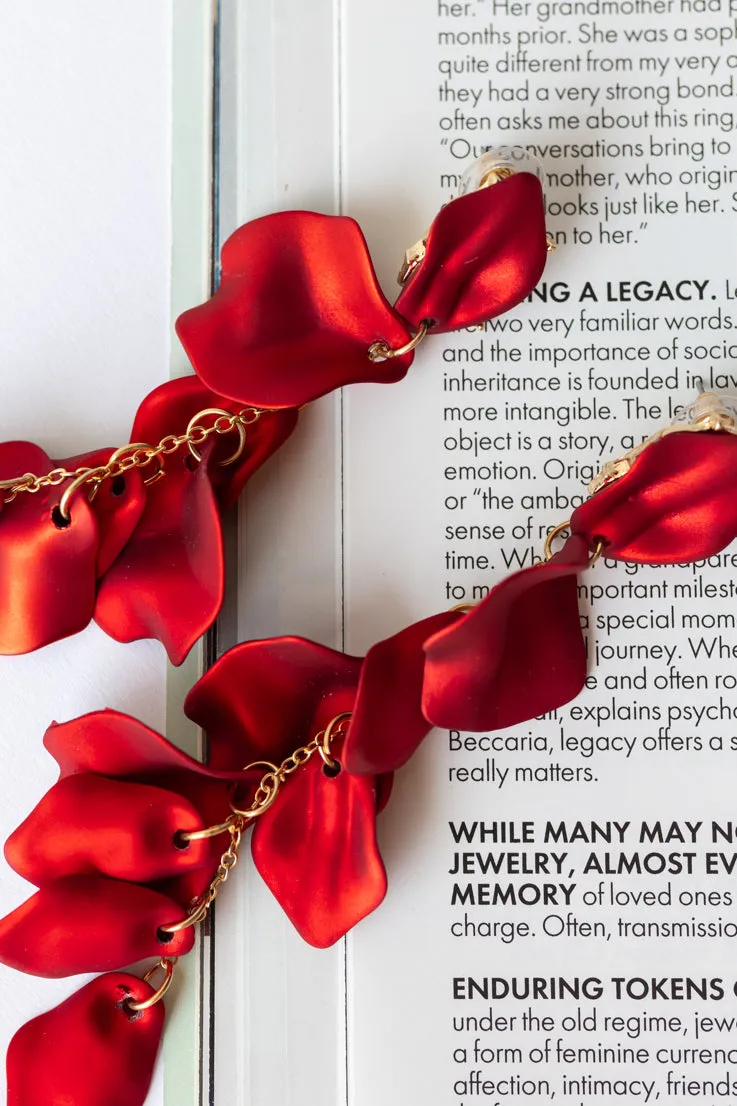 Rose Petals Earrings