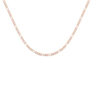 Rosy Figaro Chain Necklace 30 inch