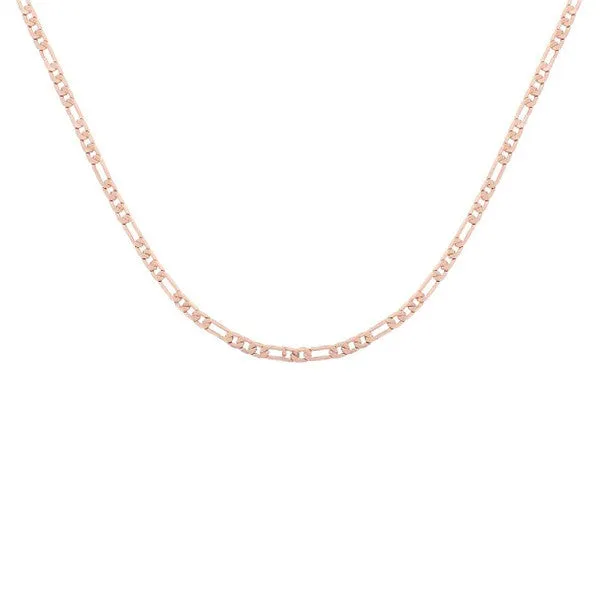 Rosy Figaro Chain Necklace 30 inch