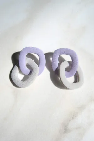 Square Life Saver – Abstract Square Earrings