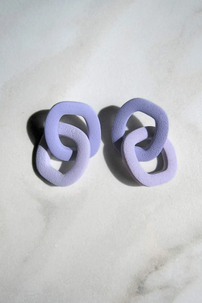Square Life Saver – Abstract Square Earrings