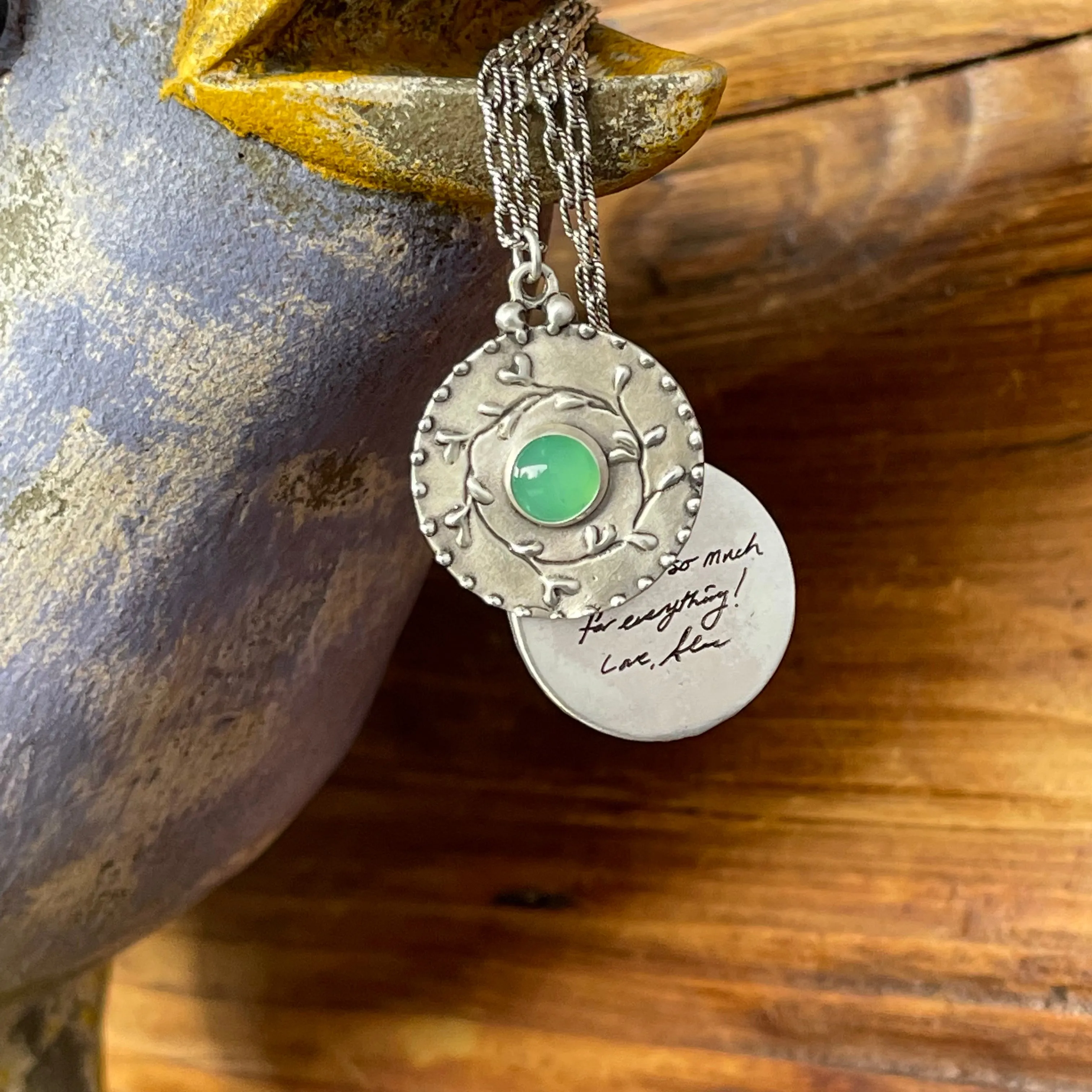 Sterling Silver Cherished Charm Necklace