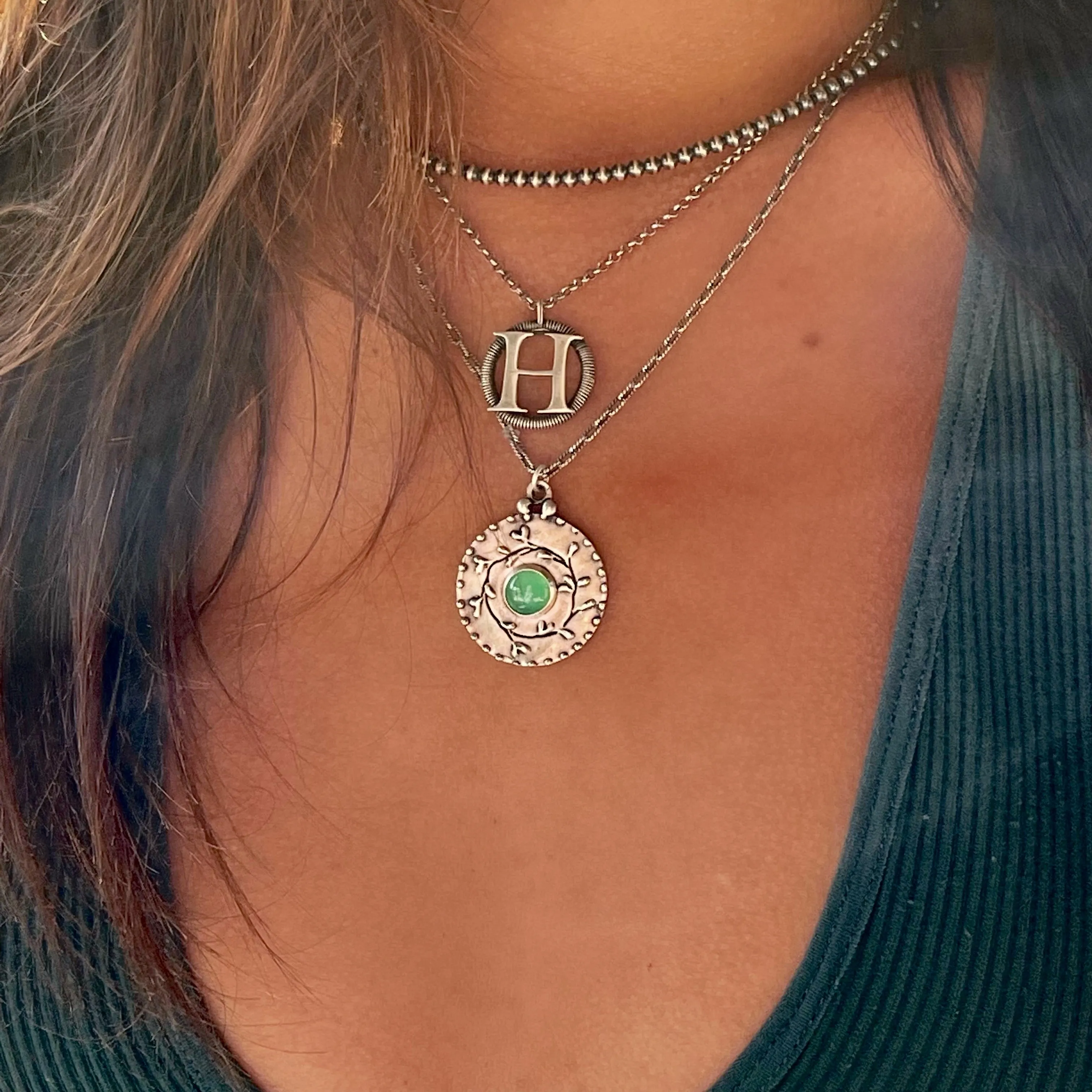 Sterling Silver Cherished Charm Necklace