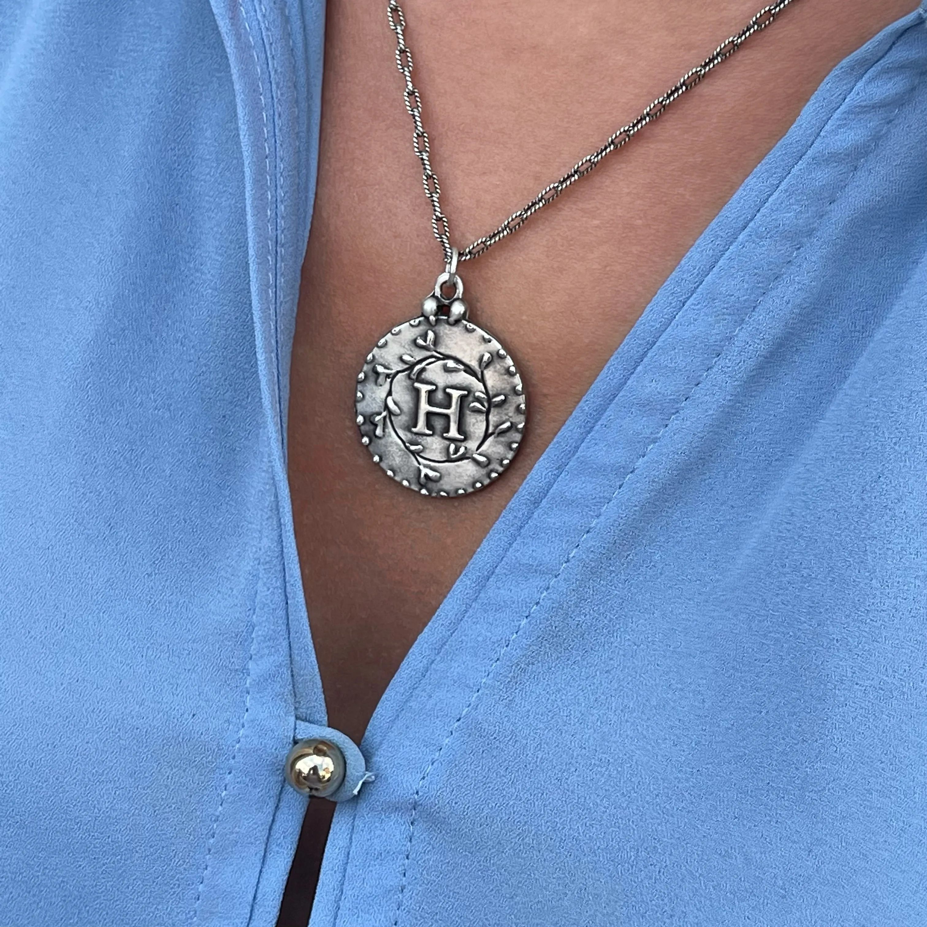 Sterling Silver Cherished Charm Necklace
