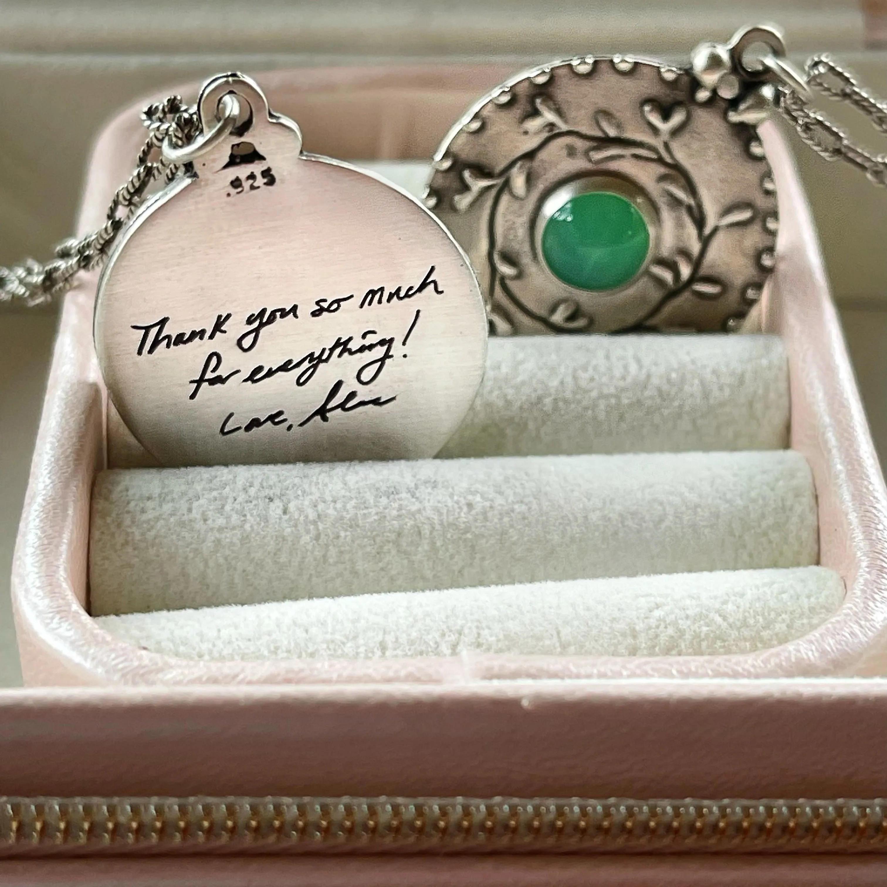 Sterling Silver Cherished Charm Necklace