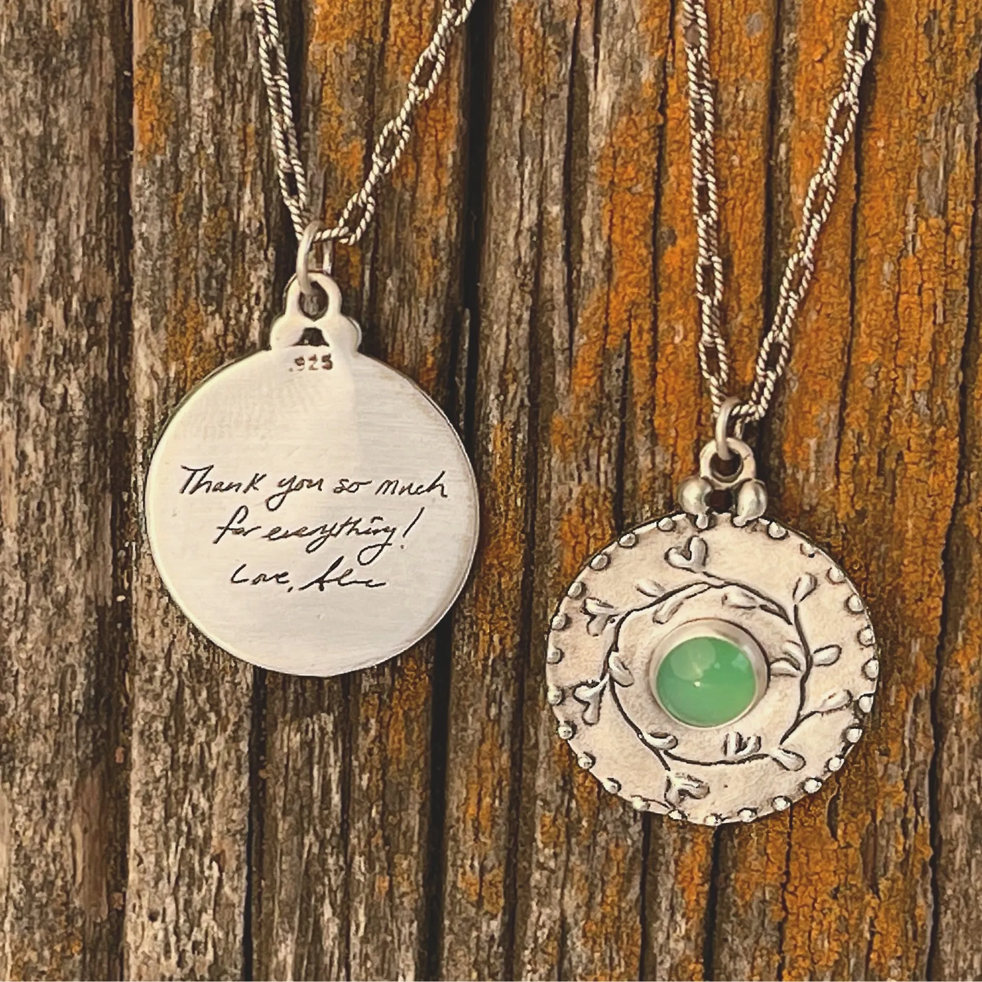 Sterling Silver Cherished Charm Necklace
