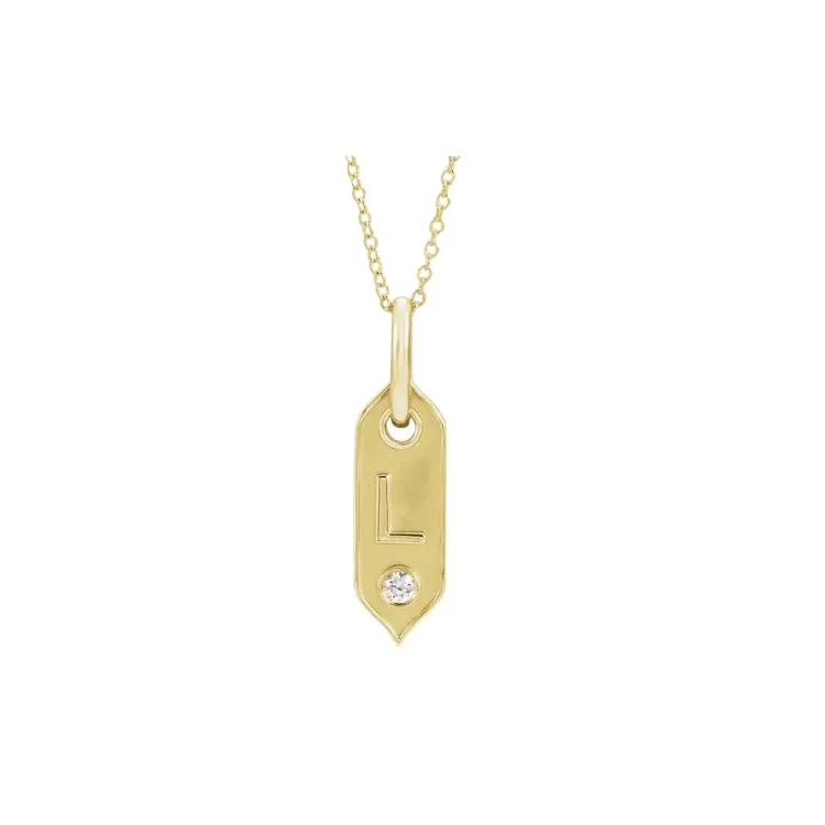 The LANA Initial Pendant Necklace