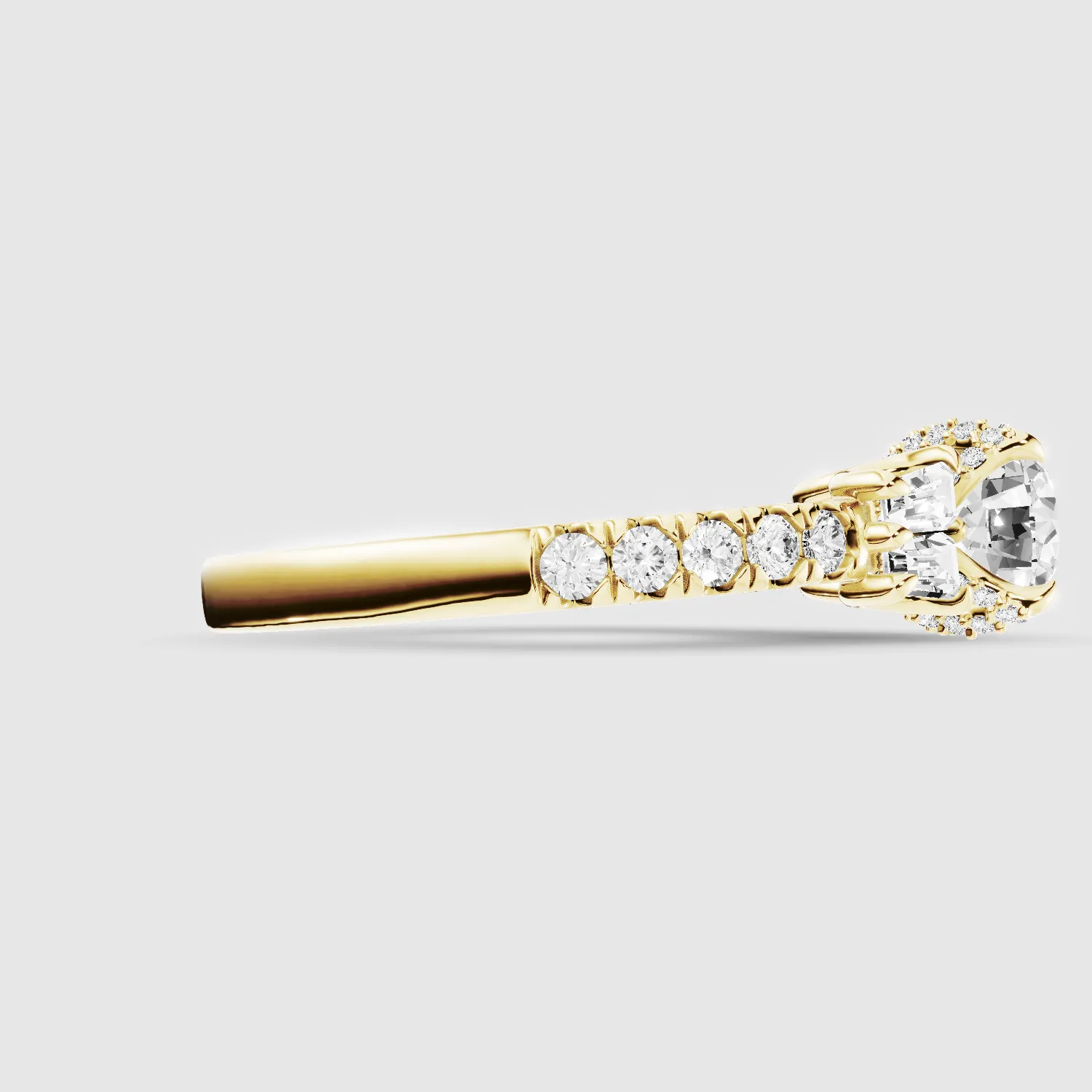 The Power-Of-Three Solitaire Ring-Round
