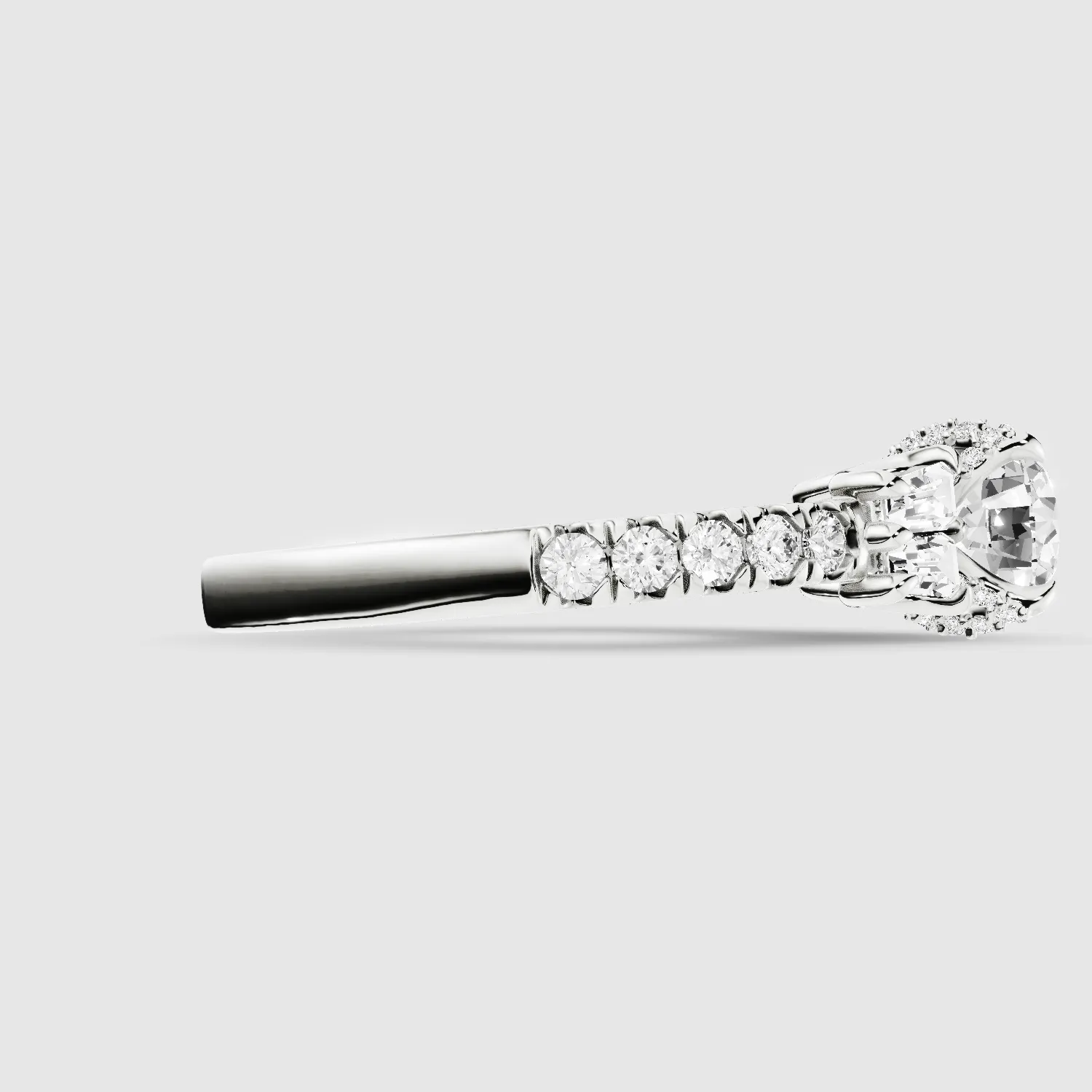The Power-Of-Three Solitaire Ring-Round