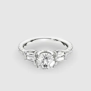 The Power-Of-Three Solitaire Ring-Round