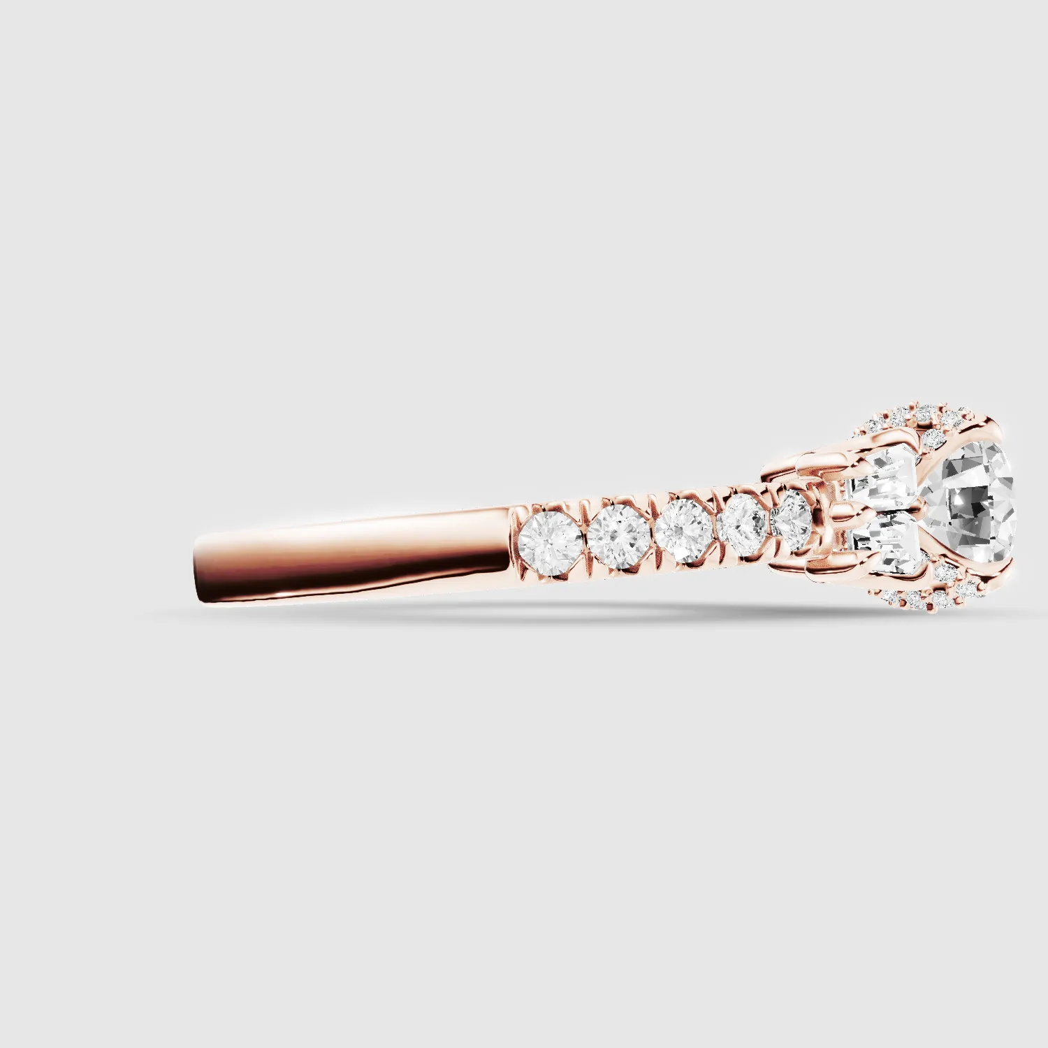 The Power-Of-Three Solitaire Ring-Round