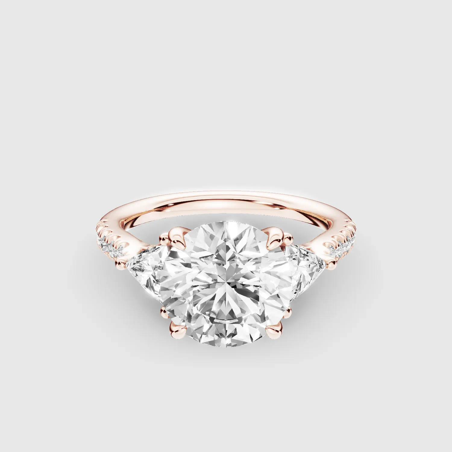 The Studded Triad Ring-Round