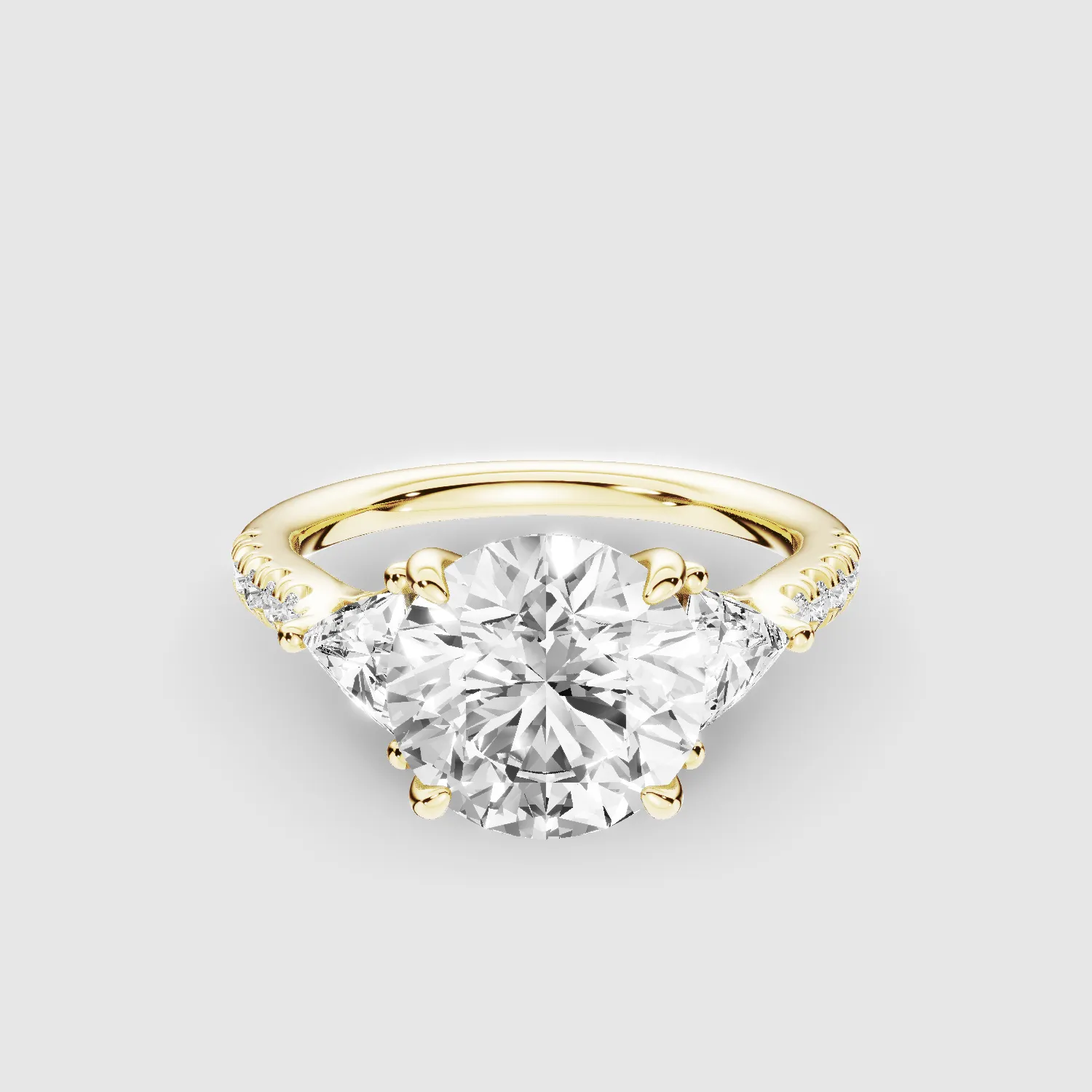 The Studded Triad Ring-Round