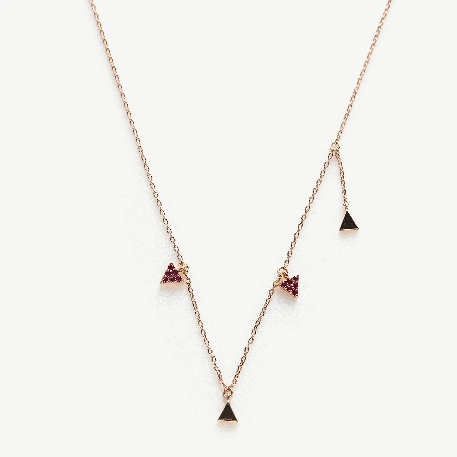 Tiny Triangles Necklace