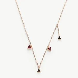 Tiny Triangles Necklace