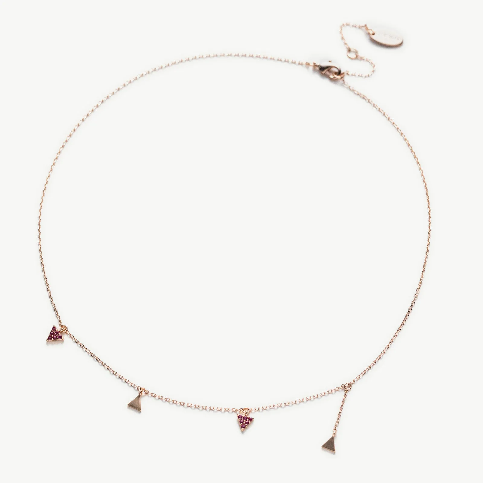 Tiny Triangles Necklace