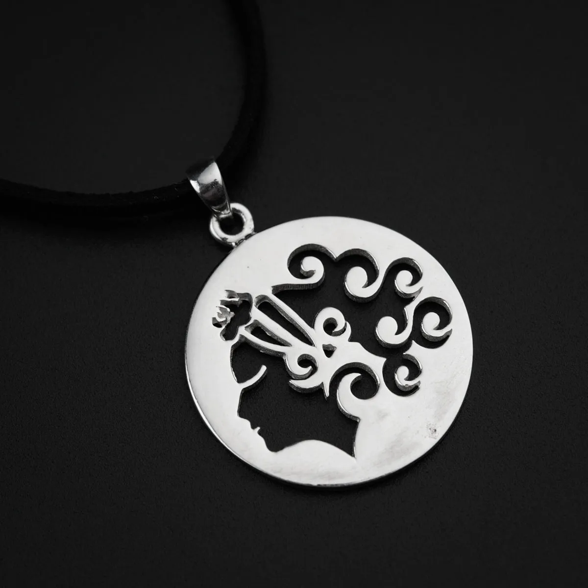 Virgo / कन्या Silver Pendant Necklace