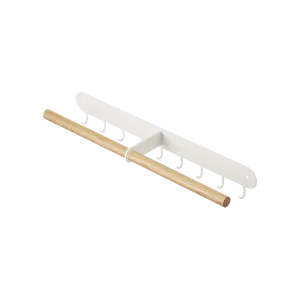 Wall-Mounted Jewelry Rack - Steel   Wood
